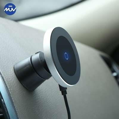 Magnetic Wireless Qi Cell Phone Charger Air Vent Car Charging Mount Holder