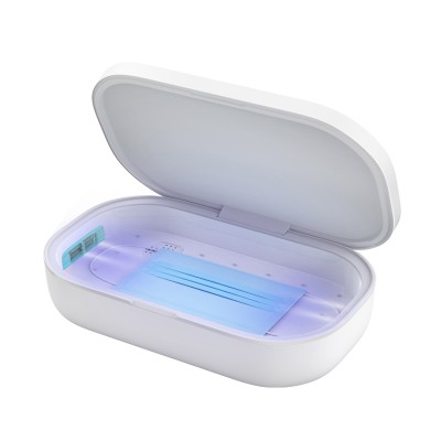 Ultraviolet Ozone Sterilization Wireless Charging Box 4000mAh Power Bank UV Sanitizer for Phone for Mask Disinfection