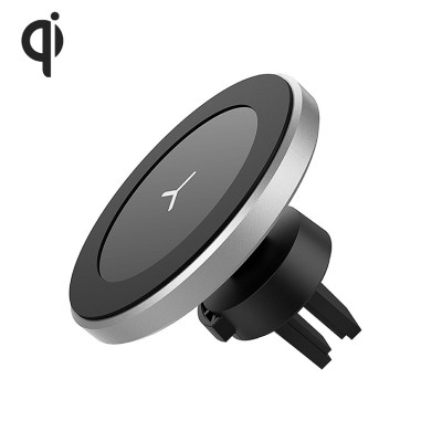 Wireless magnetic car charger with strong magnet ring car phone holder with base for home and office use 5W/7.5W/10W