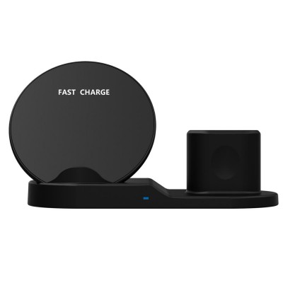 Factory 3-in-1 Wireless Fast Charger Dock Wireless Charging Station for Phone, Air Pod and Watch