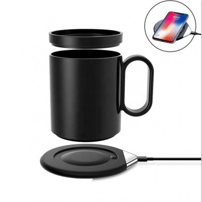 OEM/ODM 55 Degree Mug Warmer with Fast Wireless Charging Pad Coffee Warm Cup Wireless Charger